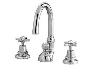 ITALICA 3225TC - 3 hole washbasin tap with adjustable spout - Tap by RUBINETTERIE STELLA