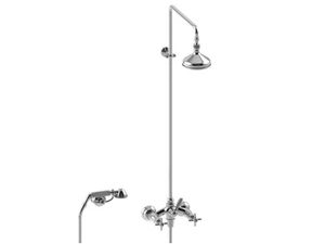 ITALICA 3284-33-140 - Wall-mounted shower panel with overhead shower - Shower panel by RUBINETTERIE STELLA