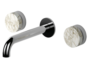 MACARONS - 3 hole metal washbasin tap with individual rosettes - Tap by RUBINETTERIE STELLA