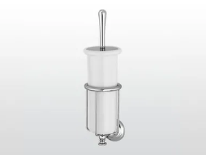 ROMA 1052 - Wall-mounted ceramic toilet brush - Sanitary accessories by RUBINETTERIE STELLA