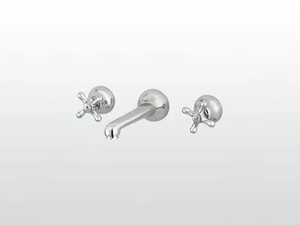 ROMA 3229 - 3 hole wall-mounted washbasin tap - Tap by RUBINETTERIE STELLA