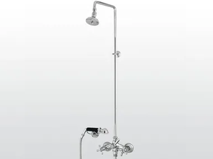 ROMA 3284/301/314A - Wall-mounted shower panel with overhead shower - Shower panel by RUBINETTERIE STELLA