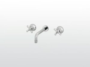 ROMA 3861 - 3 hole wall-mounted washbasin tap - Tap by RUBINETTERIE STELLA