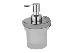 SIRIUS - Wall-mounted satin glass Bathroom soap dispenser - Sanitary accessories by RUBINETTERIE STELLA