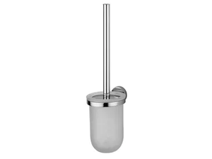 SIRIUS - Wall-mounted satin glass toilet brush - Sanitary accessories by RUBINETTERIE STELLA