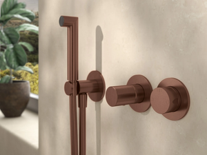28MM - Steel shower mixer with hand shower - Shower by Rubinetterie Treemme