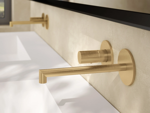 28MM - Wall-mounted steel washbasin mixer - Tap by Rubinetterie Treemme