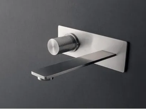 3.6 - Wall-mounted single handle stainless steel washbasin mixer - Tap by Rubinetterie Treemme