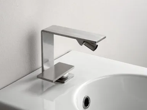 5MM - Stainless steel bidet mixer with swivel spout - Tap by Rubinetterie Treemme