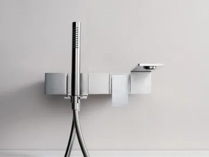 5MM - Wall-mounted stainless steel bathtub set with hand shower - Tap by Rubinetterie Treemme