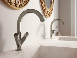 APPIA - 1 hole countertop brass washbasin mixer - Tap by Rubinetterie Treemme