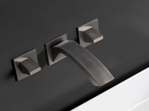 ARCHÈ - 3 hole wall-mounted washbasin tap - Tap by Rubinetterie Treemme