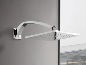 ARCHÈ - Wall-mounted overhead shower with anti-lime system - Shower by Rubinetterie Treemme