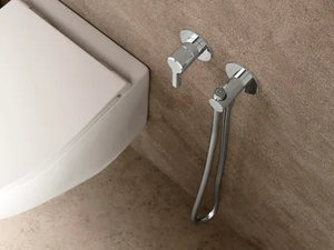 AURELIA - Brass toilet-jet handspray with mixer tap - Tap by Rubinetterie Treemme