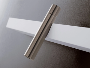 BLOK - Wall-mounted single handle Cristalplant® washbasin mixer - Tap by Rubinetterie Treemme