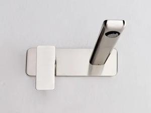 HASK - Wall-mounted brass washbasin mixer with plate - Tap by Rubinetterie Treemme