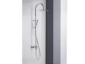 HEDO' - Wall-mounted shower panel with hand shower - Shower panel by Rubinetterie Treemme