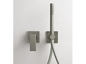 IOS - Single handle brass shower mixer with hand shower - Shower by Rubinetterie Treemme