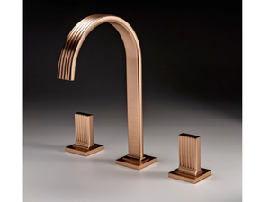 KEA - 3 hole countertop brass washbasin tap - Tap by Rubinetterie Treemme
