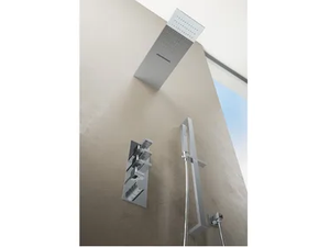 KEA - Recessed brass shower set with overhead shower - Shower by Rubinetterie Treemme