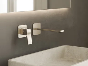 PA36 - 2 hole wall-mounted single handle brass washbasin mixer - Tap by Rubinetterie Treemme