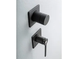 TIME_OUT - Recessed brass shower mixer with diverter - Shower by Rubinetterie Treemme