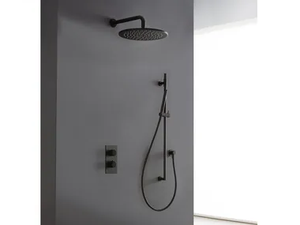 UP+ - Recessed brass shower set with overhead shower - Shower by Rubinetterie Treemme