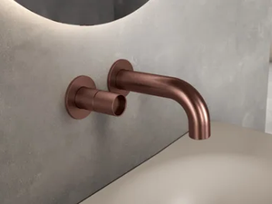 WATERTUBE - 2 hole single handle stainless steel washbasin mixer - Tap by Rubinetterie Treemme