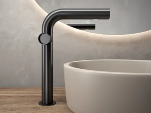 WATERTUBE - Countertop single handle stainless steel washbasin mixer - Tap by Rubinetterie Treemme