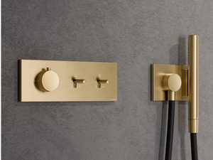 WATT - Recessed brass shower mixer - Shower by Rubinetterie Treemme