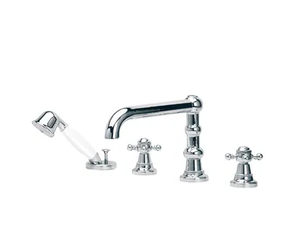 1920-1921 - 4 hole bathtub set with hand shower - Tap by RVB