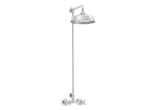 1920-1921 - Wall-mounted thermostatic shower panel with overhead shower - Shower panel by RVB