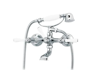 1935 LIMOGES - 2 hole wall-mounted bathtub mixer with hand shower - Tap by RVB