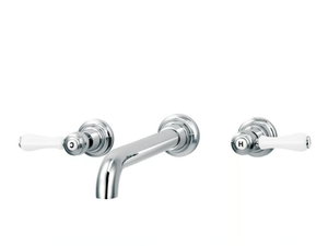 1935 LIMOGES - 3 hole wall-mounted bathtub mixer - Tap by RVB