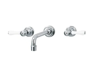 1935 LIMOGES - 3 hole wall-mounted washbasin mixer - Tap by RVB