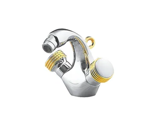 AMBOISE - Countertop bidet mixer with automatic pop-up waste - Tap by RVB