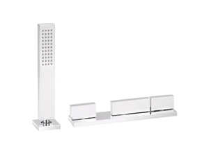ANDREW - Thermostatic bathtub set with hand shower - Tap by RVB
