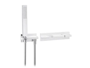 ANDREW - Wall-mounted thermostatic bathtub set with hand shower - Tap by RVB