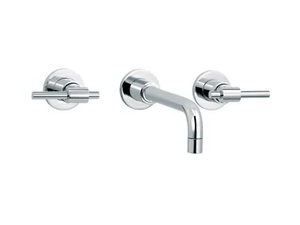 DYNAMIC - 3 hole wall-mounted washbasin mixer - Tap by RVB