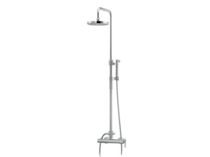 DYNAMIC - Wall-mounted thermostatic shower panel with hand shower - Shower panel by RVB