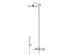 FUN - Wall-mounted shower panel with hand shower - Shower panel by RVB