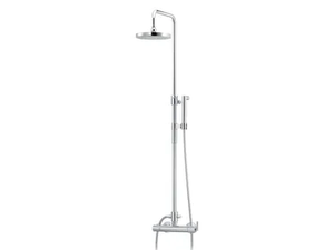FUN - Wall-mounted shower panel with hand shower - Shower panel by RVB