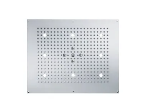 SLIDE - Built-in overhead shower with built-in lights - Shower by RVB