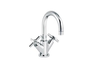 SULLY - Countertop 1 hole washbasin mixer with automatic pop-up waste - Tap by RVB