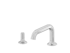 TIMES - 2 hole countertop single handle chromed brass washbasin mixer - Tap by RVB