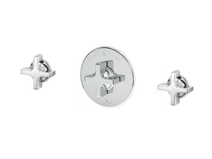 TIMES - 3 hole thermostatic chromed brass shower set - Shower by RVB