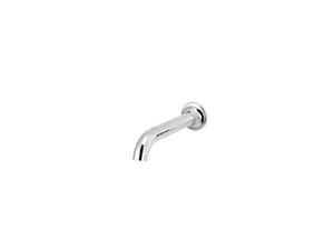 TIMES - Wall-mounted chromed brass spout - Tap by RVB