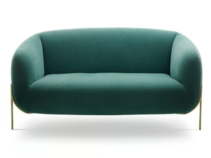 GEO - 2 seater fabric sofa with removable cover - Sofa by Saba Italia
