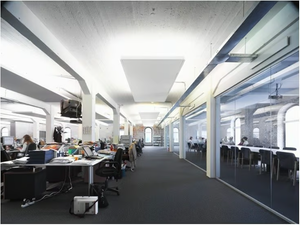 Ecophon Focus Edge™ 500 - Glass wool acoustic ceiling clouds _ saint-gobain - Screens by Saint Gobain