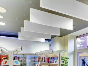 Ecophon Solo™ Baffle - Glass wool acoustic baffles _ saint-gobain - Screens by Saint Gobain